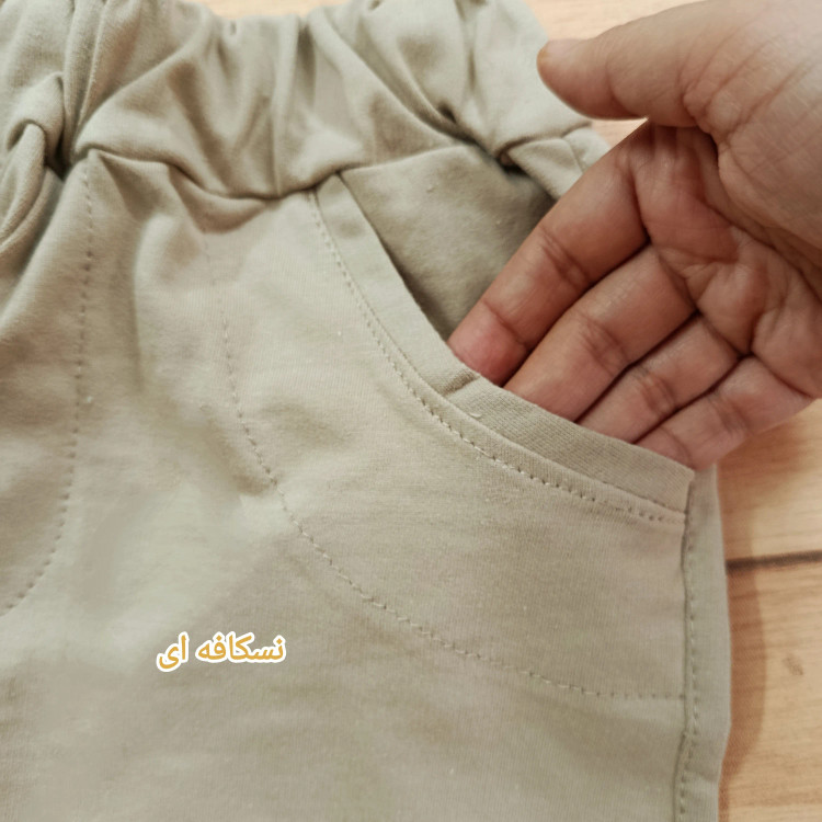 بلوز شلوار دخترانه دورس طرح پاپیون سایز 40 و 45