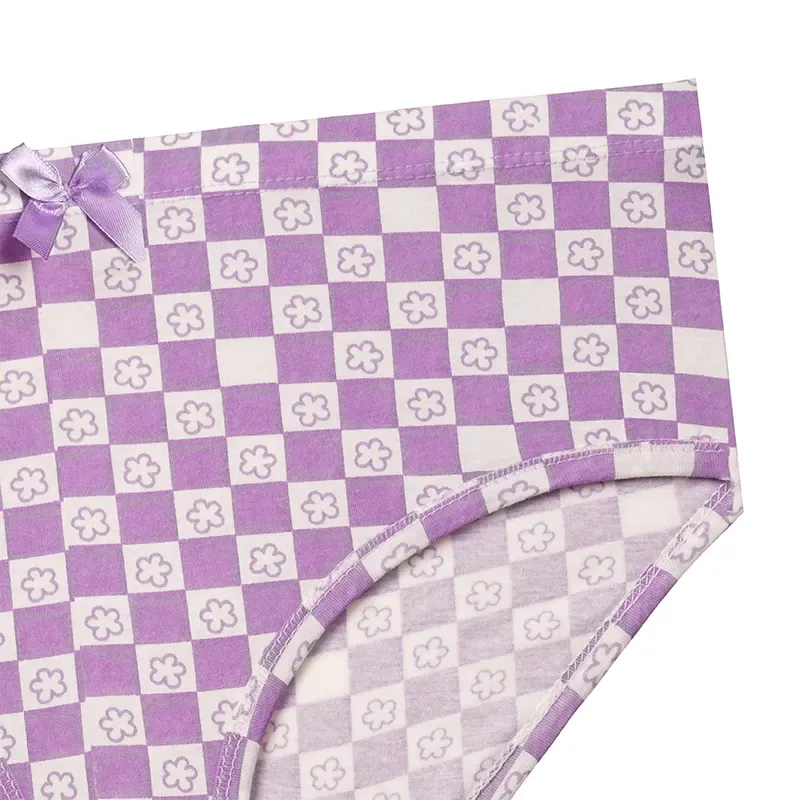 شورت زنانه اسلیپ نخی چهارخونه گلدار سایز 2XL برند ساحل