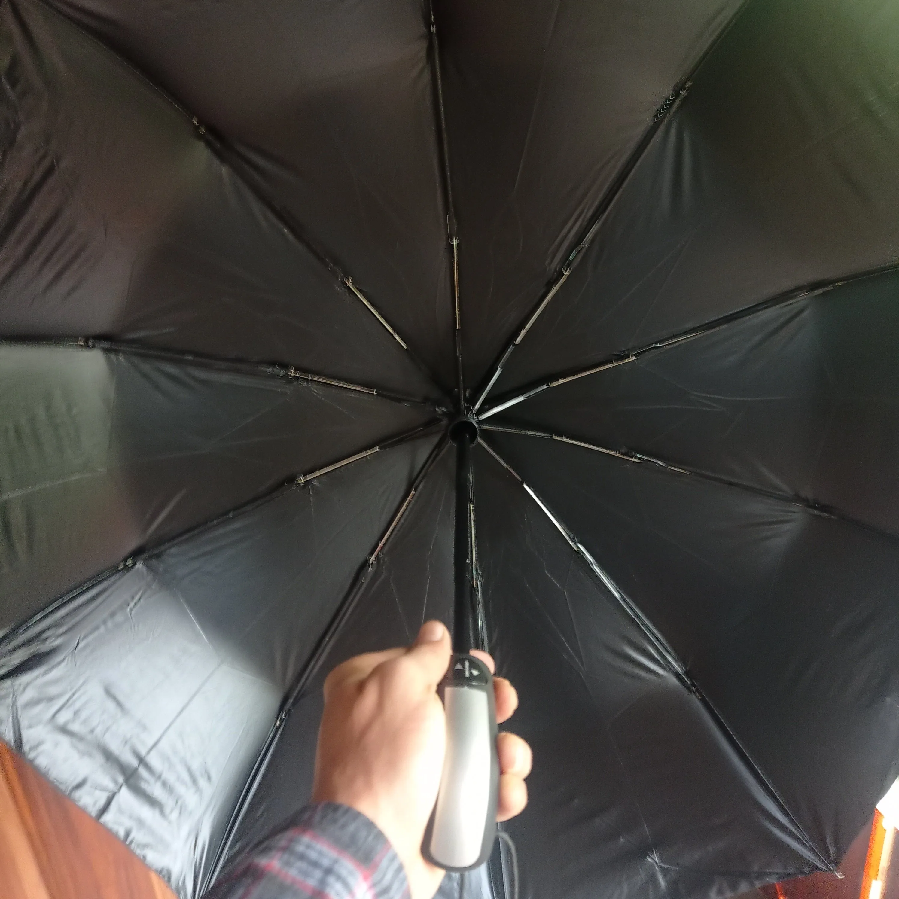چتر تاشو اتوماتیک 10 فنر مقاوم ویندر پروف دولایه