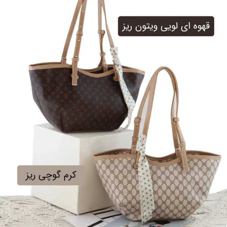 کیف زنانه چرم مصنوعی رسمی و روزمره با بند بلند (2)