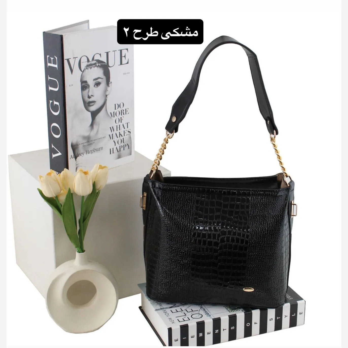 کیف زنانه چرم مصنوعی روزمره و مهمانی (5)