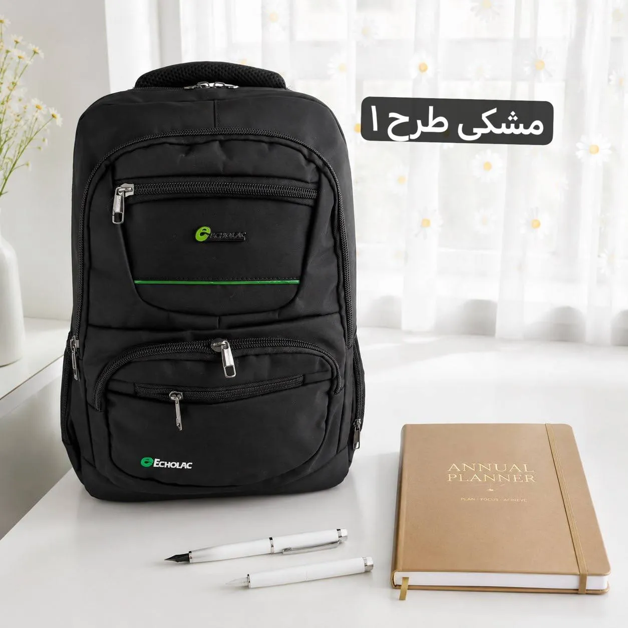 کوله پشتی برزنت اسپرت جالبتاپ مناسب مدرسه و دانشگاه
