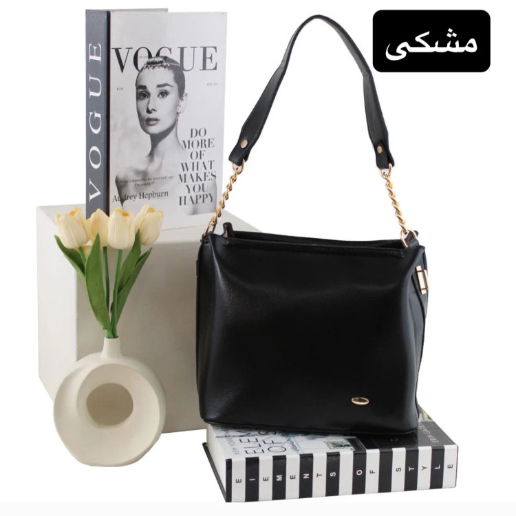 کیف زنانه چرم مصنوعی روزمره و مجلسی بند بلند (2)