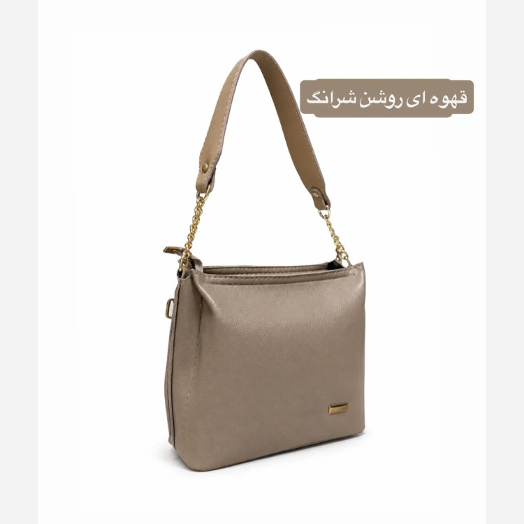 کیف زنانه چرم مصنوعی روزمره و مجلسی بند بلند (2)