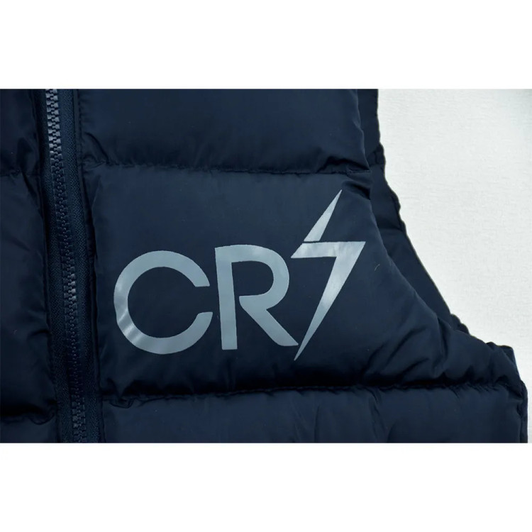 پافر کیفدار پسرانه CR7 سرمه ای باکسی پاییزه و زمستانه
