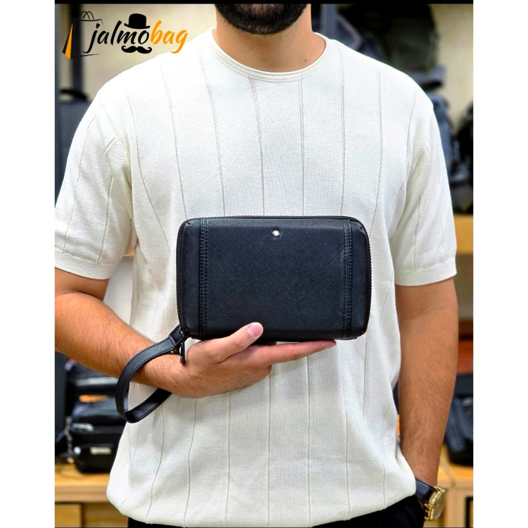 کیف دستی پاسپورتی مونت بلانک چرم وارداتی (2)