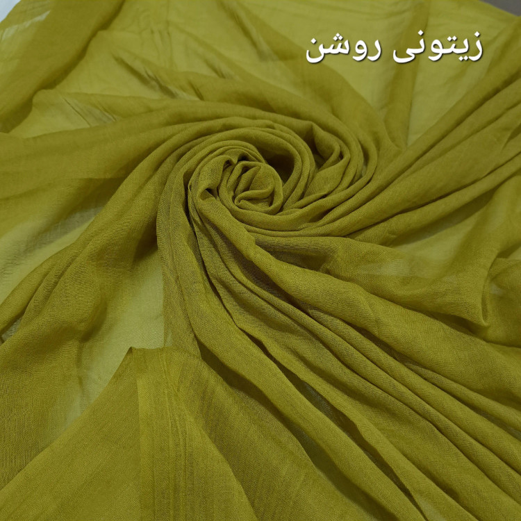 شال نخی سوپر نخ گیاهی ساده ابعاد 200 در 80 مناسب بهار و تابستان