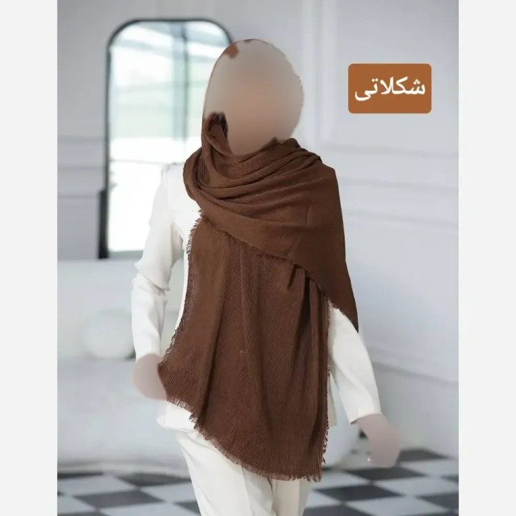 شال نخی برشکا تابستانی قواره 200 در 75 سانت