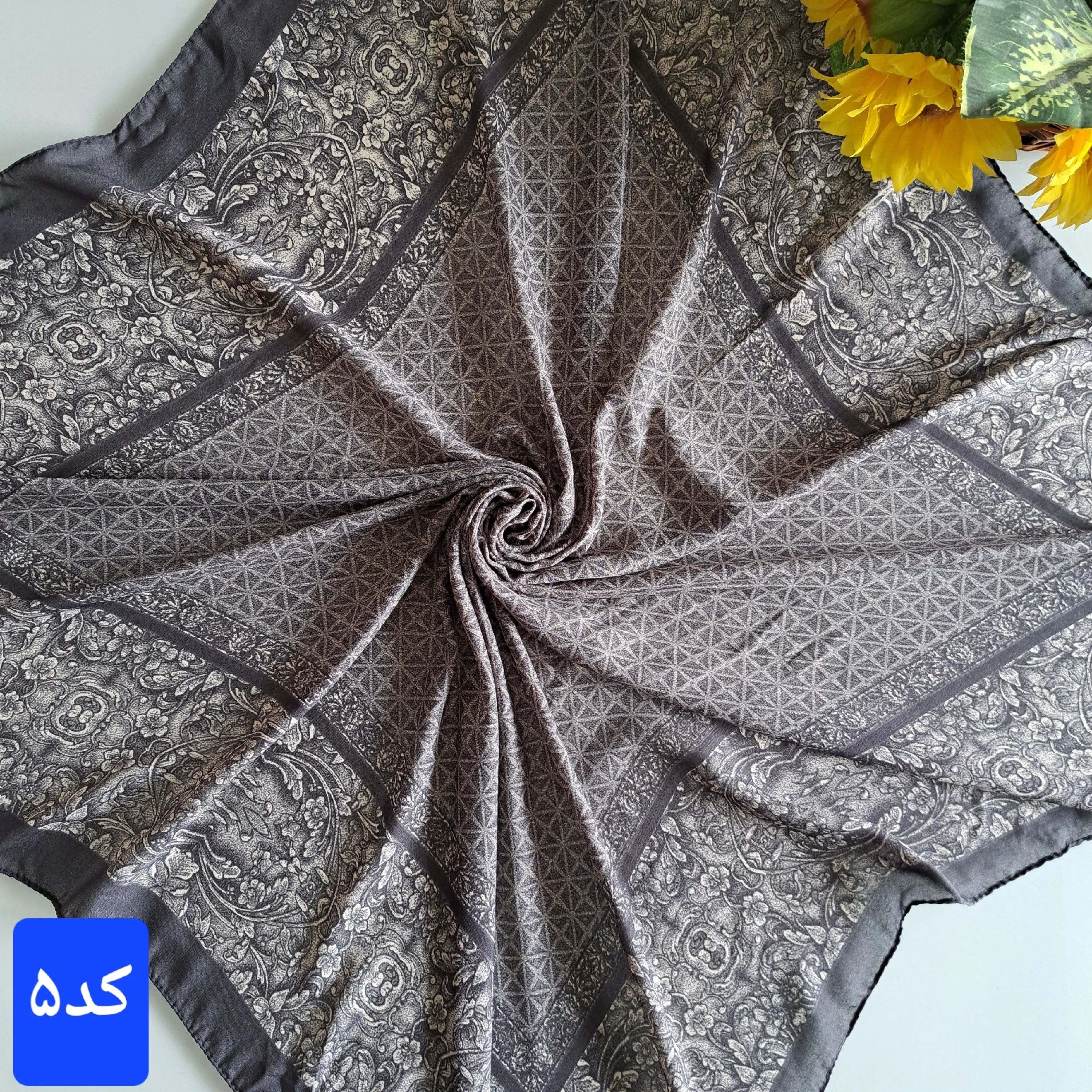 روسری زنانه کشمیر قواره 120 رنگی (2)