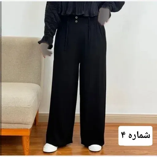 شلوار بگ نخی برماندو قد 107 سانت