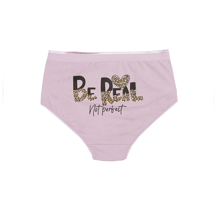 شورت زنانه اسلیپ پشت چاپی طرح bereal برند نارین سایز 2XL نخ و پنبه