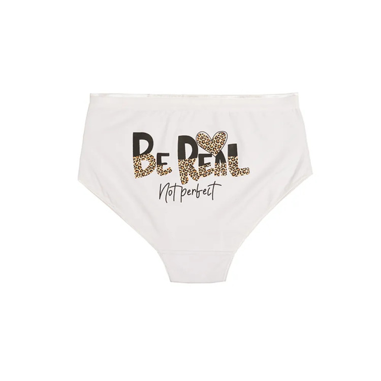 شورت زنانه اسلیپ پشت چاپی طرح bereal برند نارین سایز 2XL نخ و پنبه