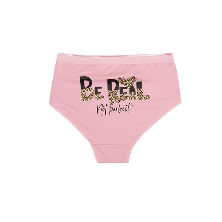 شورت زنانه اسلیپ پشت چاپی طرح bereal برند نارین سایز 2XL نخ و پنبه