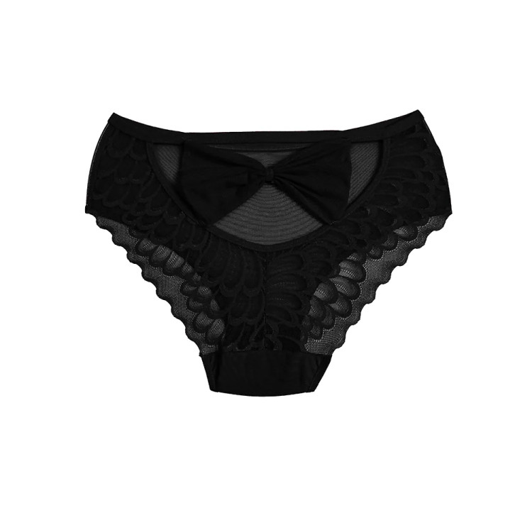 شورت زنانه پشت پاپیون گیپور طاووسی بانوسایز free size